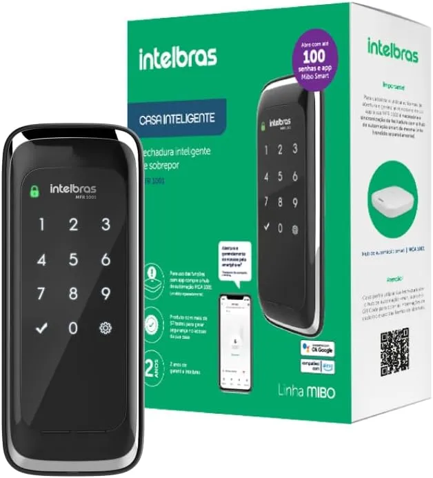 51O2dfHD-vL._AC_SL1000 Fechadura Inteligente Intelbras MFR 1001: Adeus às chaves