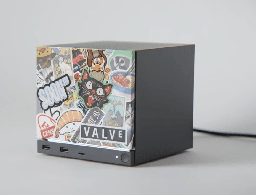 Valve anuncia novo console Steam Machine. Imagem: Valve/Steam